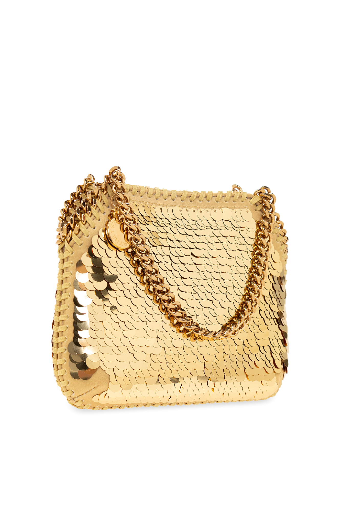 Gold 'Falabella Mini' shoulder bag Stella McCartney - Vitkac Canada